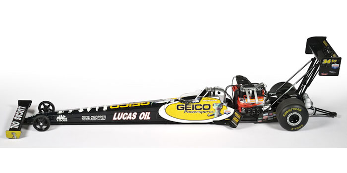 LUCAS OIL/GEICO-Morgan Lucas, NHRA™ Top Fuel Dragster