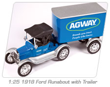 1:25 1918 Ford Runabout with Trailer
