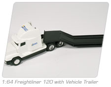 1:64 Freightliner 120 with Vehicle Trailer