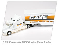 1:87 Kenworth T600B with Race Trailer